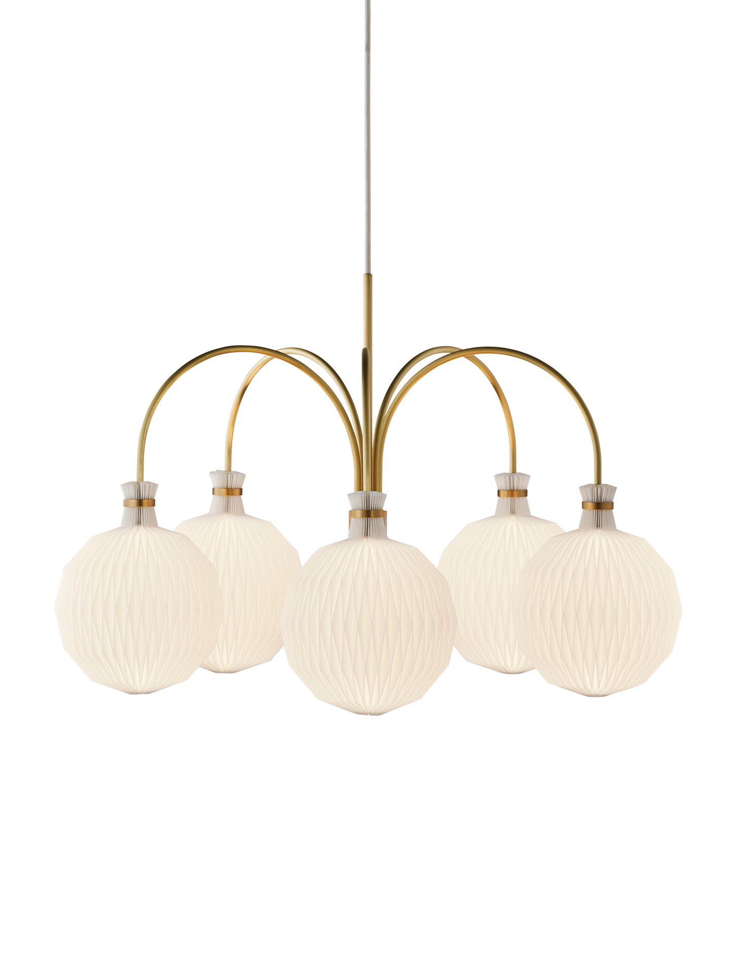 Le Klint 101 Frugtlygten Kaare Klint Legacy small lysekrone, messing