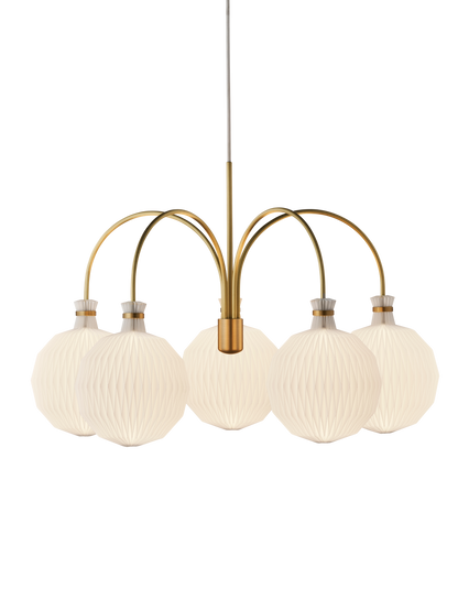 Le Klint 101 Frugtlygten Kaare Klint Legacy small lysekrone, messing