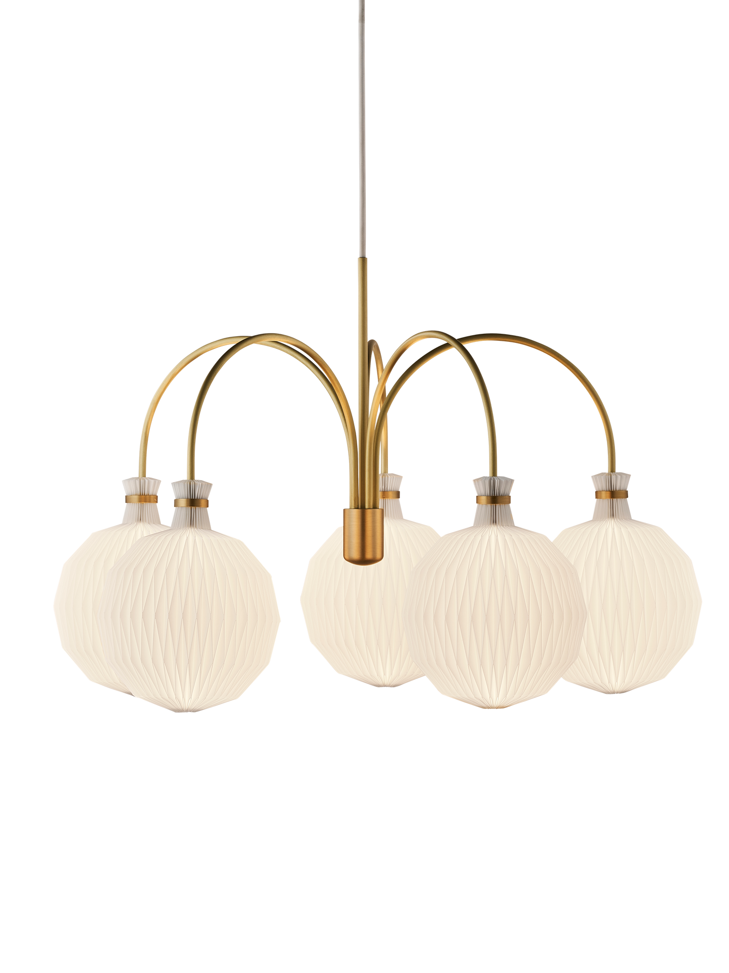 Le Klint 101 Frugtlygten Kaare Klint Legacy small lysekrone, messing