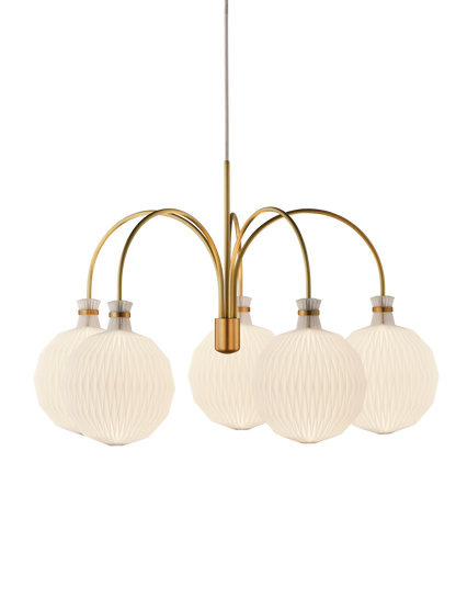 Le Klint 101 Frugtlygten Kaare Klint Legacy small lysekrone, messing