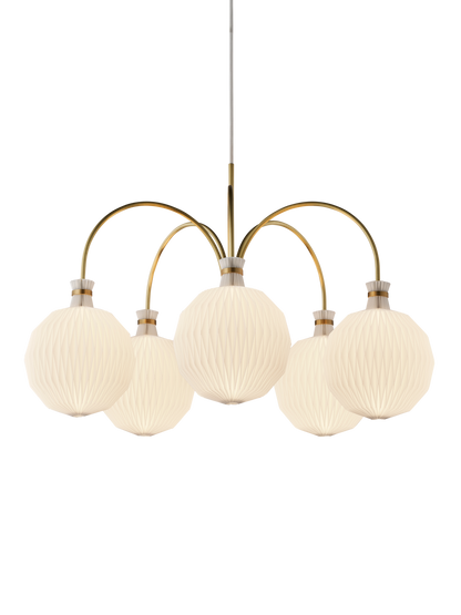 Le Klint 101 Frugtlygten Kaare Klint Legacy small lysekrone, messing