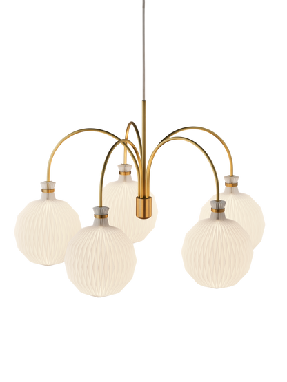 Le Klint 101 Frugtlygten Kaare Klint Legacy small lysekrone, messing