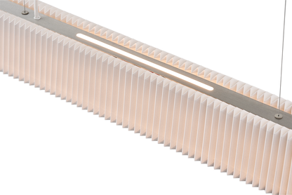 LE KLINT Long Pleat pendel – hvid standardskærm