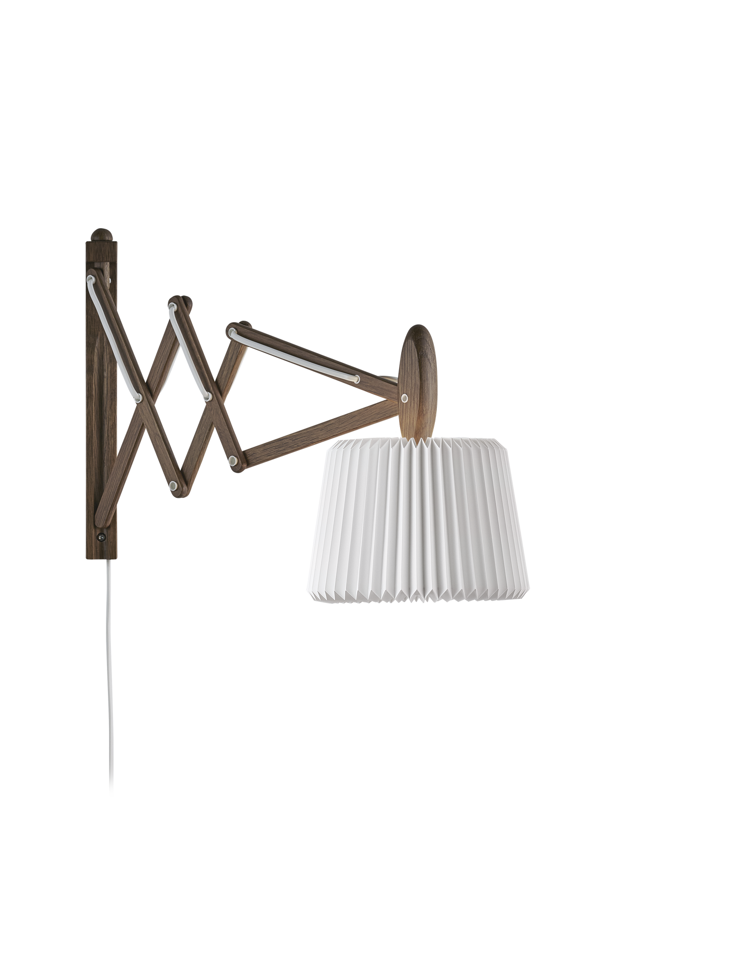 Le Klint Vägglampa, SAX, rökt ek, inkl. nyans 120XS