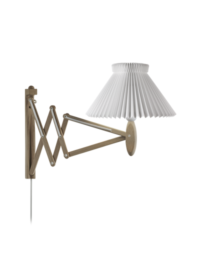 Le Klint Vägglampa, SAX ljus ek, inkl. nyans 1-17, L: 60cm