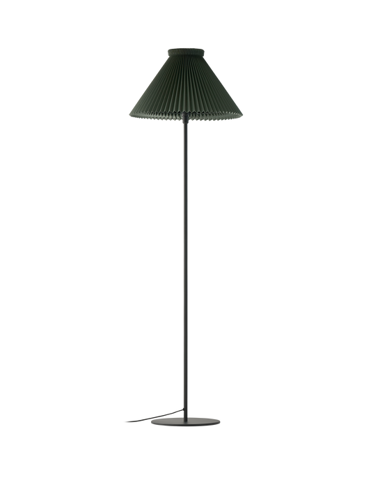 Le Klint Gulvlampe Model 334 Høj - Sort/Grøn