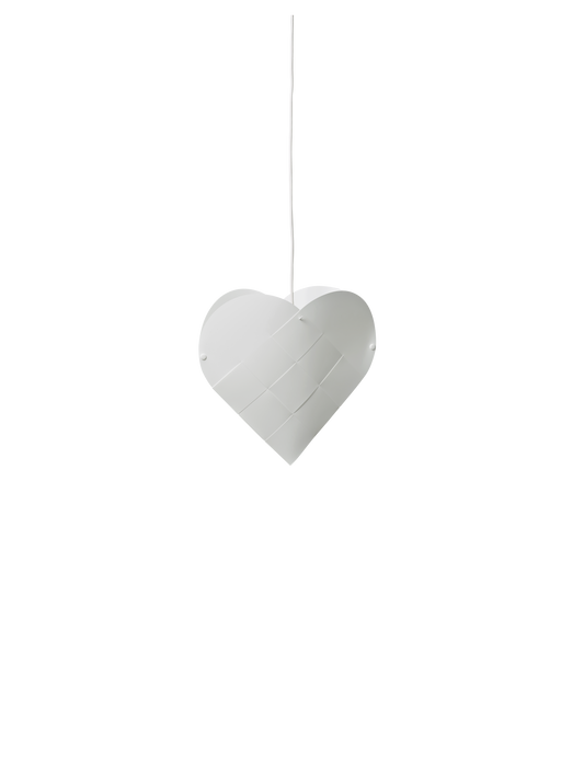 Le Klint - Love & Light julehjerte  XS Hvid