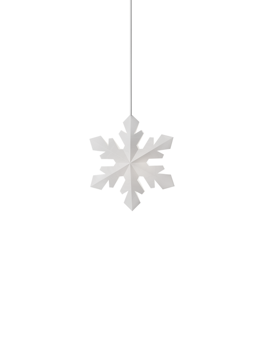 Le Klint SNOWFLAKE, X-small, white, incl. white cord