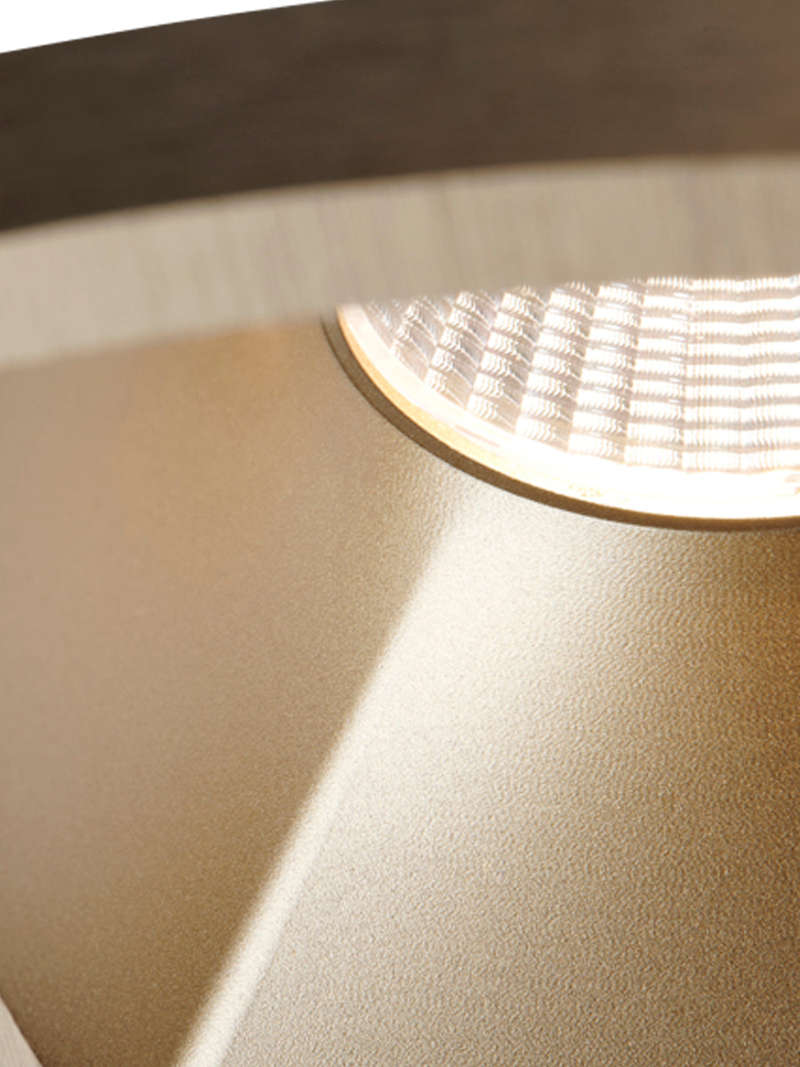 Messing lampe light point mirage