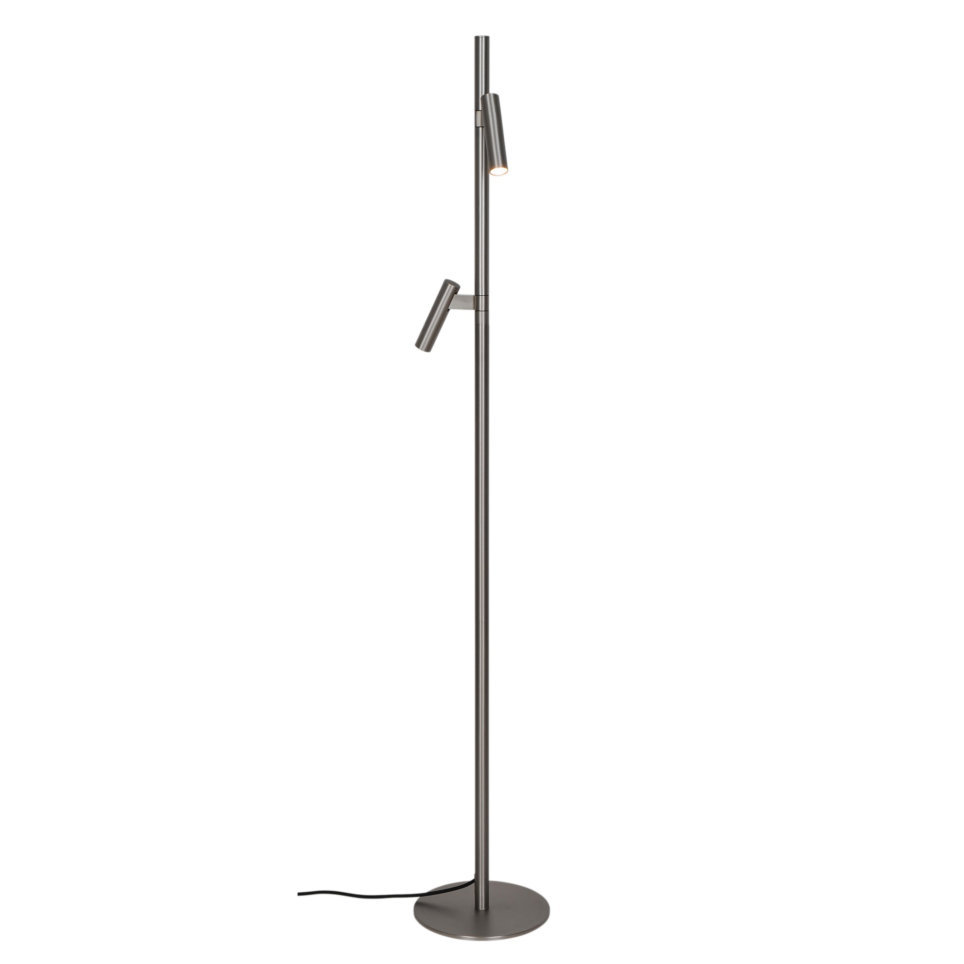 Makoto - Gulvlampe - Satin Krom
