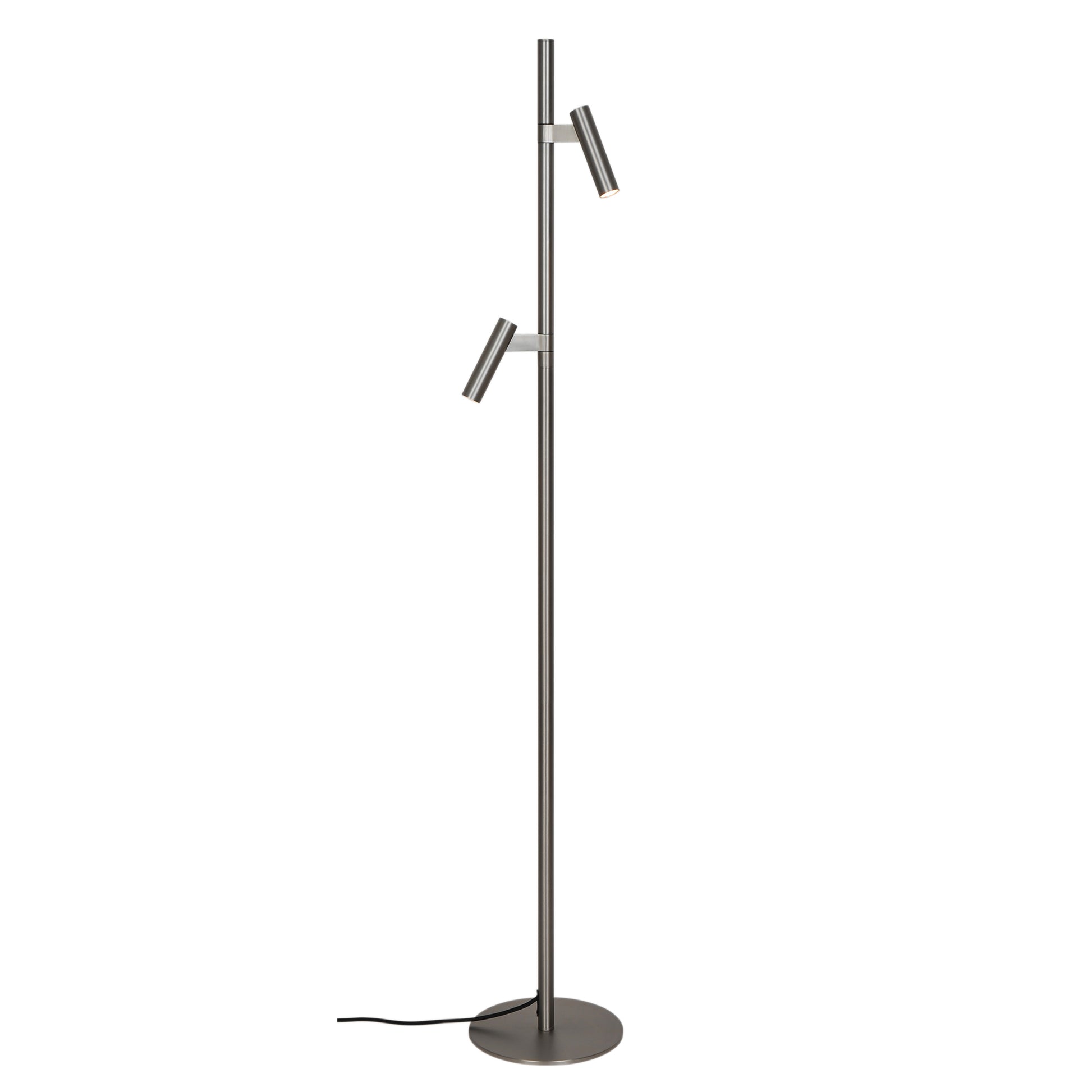 Makoto - Gulvlampe - Satin Krom