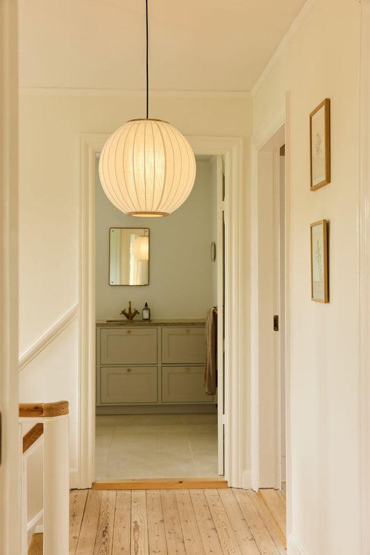 Halo Design Balloon Pendant Ø40cm - Linned Hvid