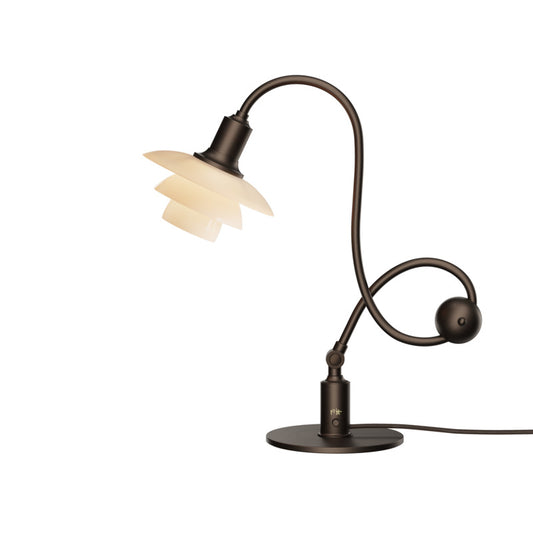 Louis Poulsen PH 1/1 Piano bordlampe i Dusty Terracotta