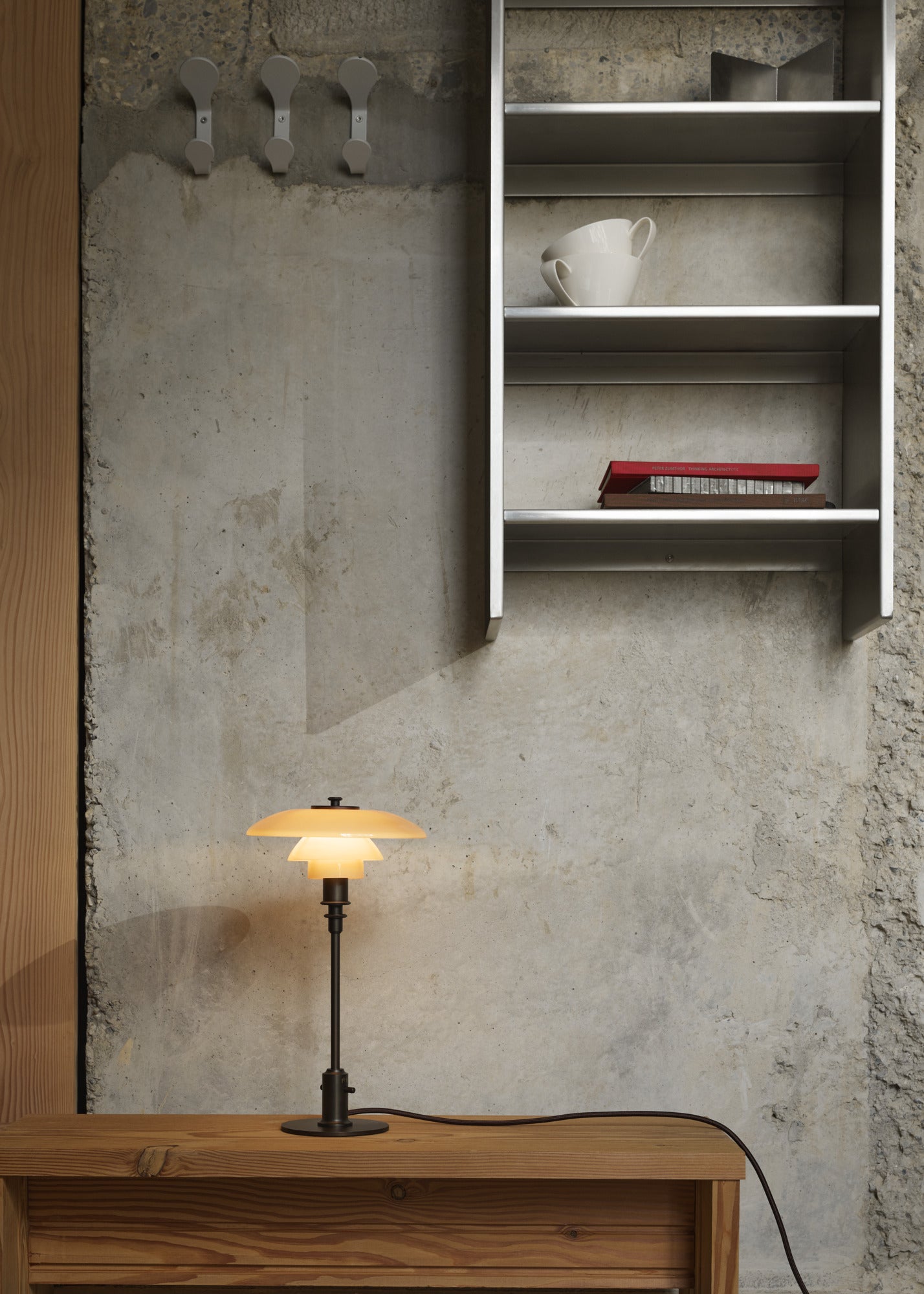 Louis Poulsen PH 2-1 Bordlampe - Dusty terracotta - limited edition 2024