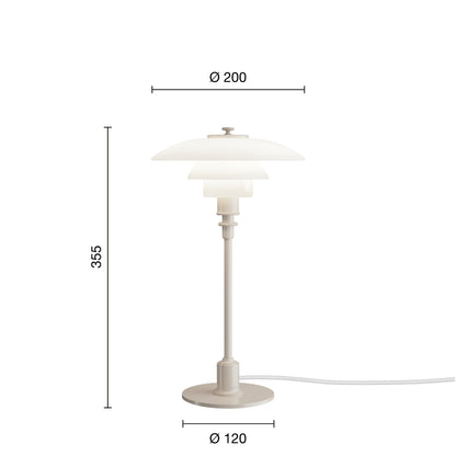 Louis Poulsen PH 2/1 Bordlampe Glossy
