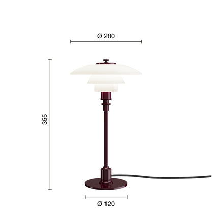 Louis Poulsen PH 2/1 Bordlampe Glossy