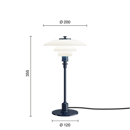 Louis Poulsen PH 2/1 Bordlampe Glossy