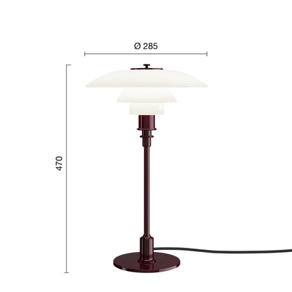 Louis Poulsen PH 3/2 Bordlampe Glossy