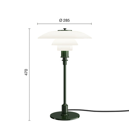 Louis Poulsen PH 3/2 Bordlampe Glossy