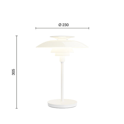 Louis Poulsen PH 80 Portable Lampe Opal White/White