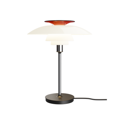 Louis Poulsen PH 80 Bordlampe Opal White/High Lustre Chrome Plated