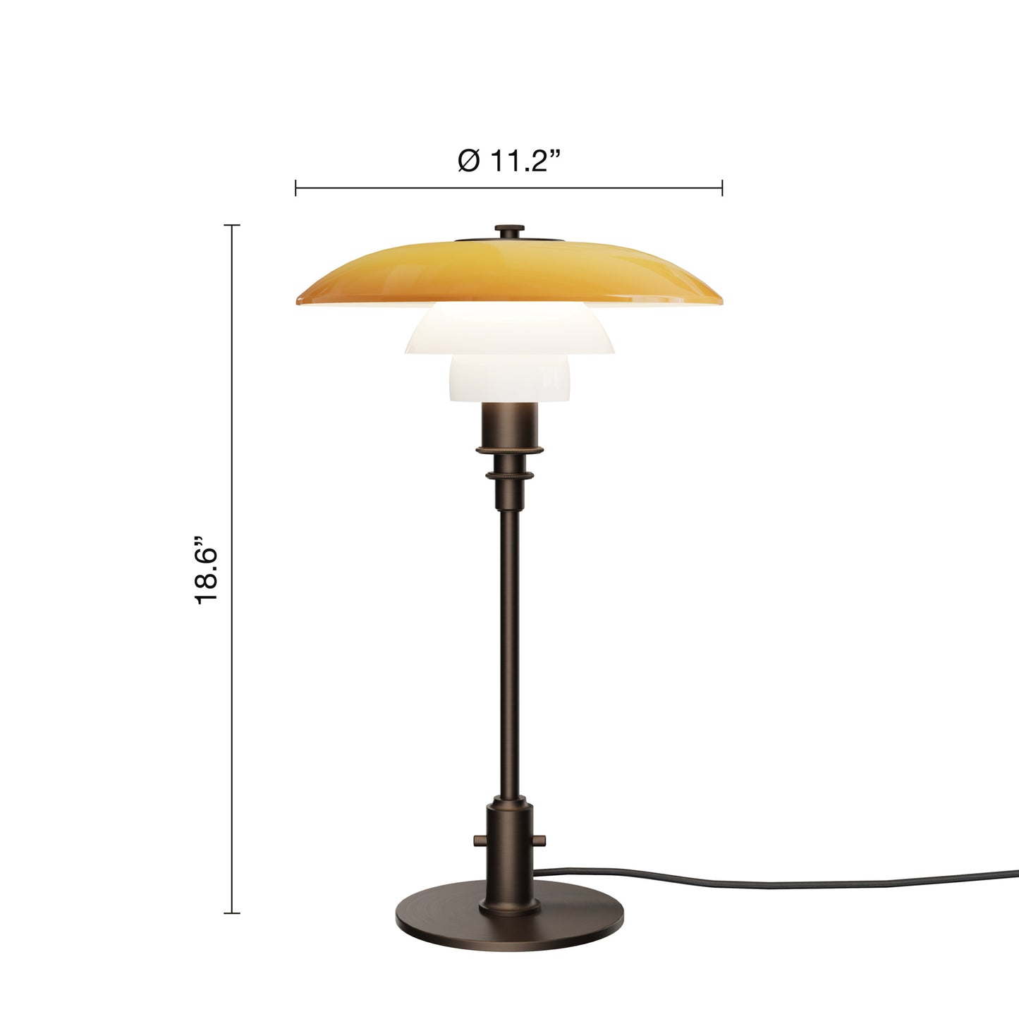 Louis Poulsen PH 3/2 Bordlampe Centenary