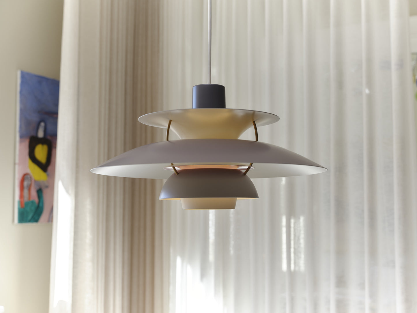 Louis Poulsen PH 5 Pendel - Nuancer af Grå