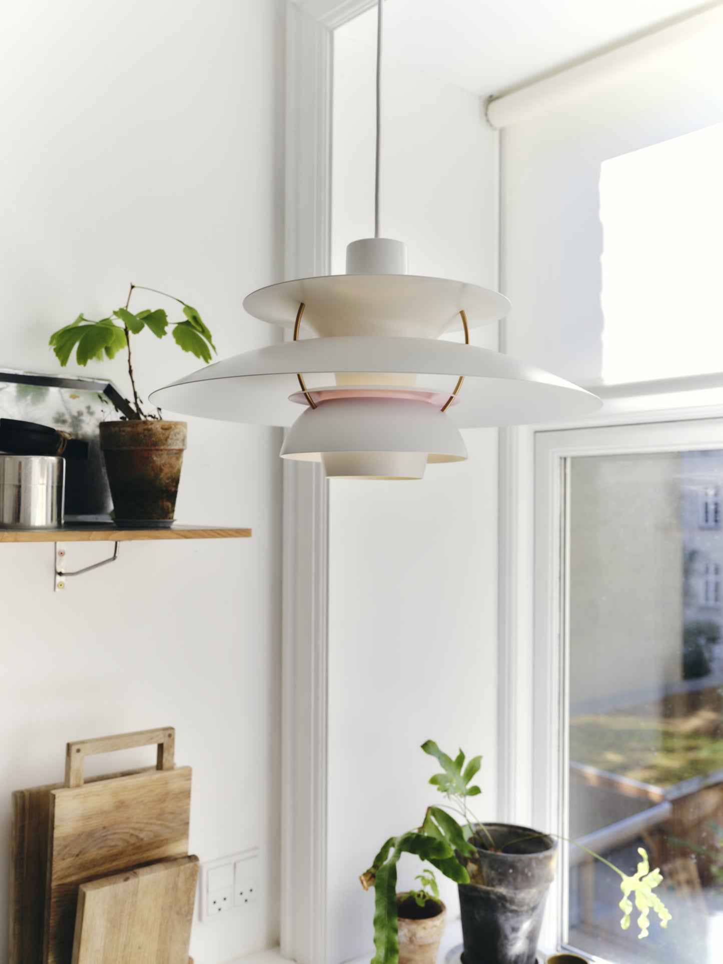 Louis Poulsen PH 5 Pendel - Moderne Hvid