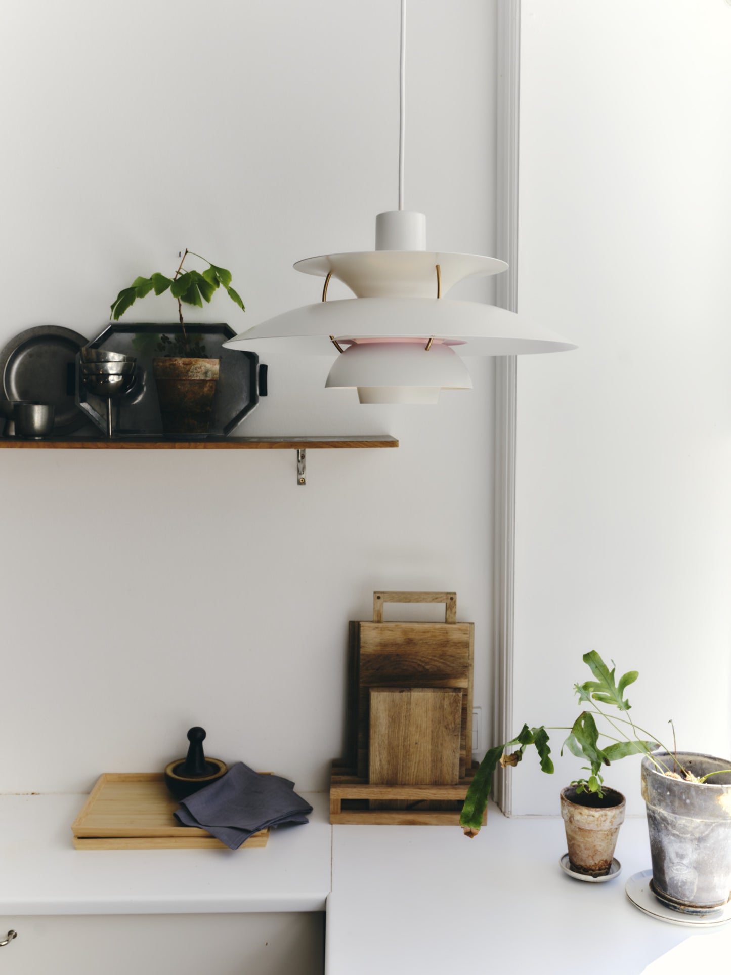 Louis Poulsen PH 5 Pendel - Moderne Hvid