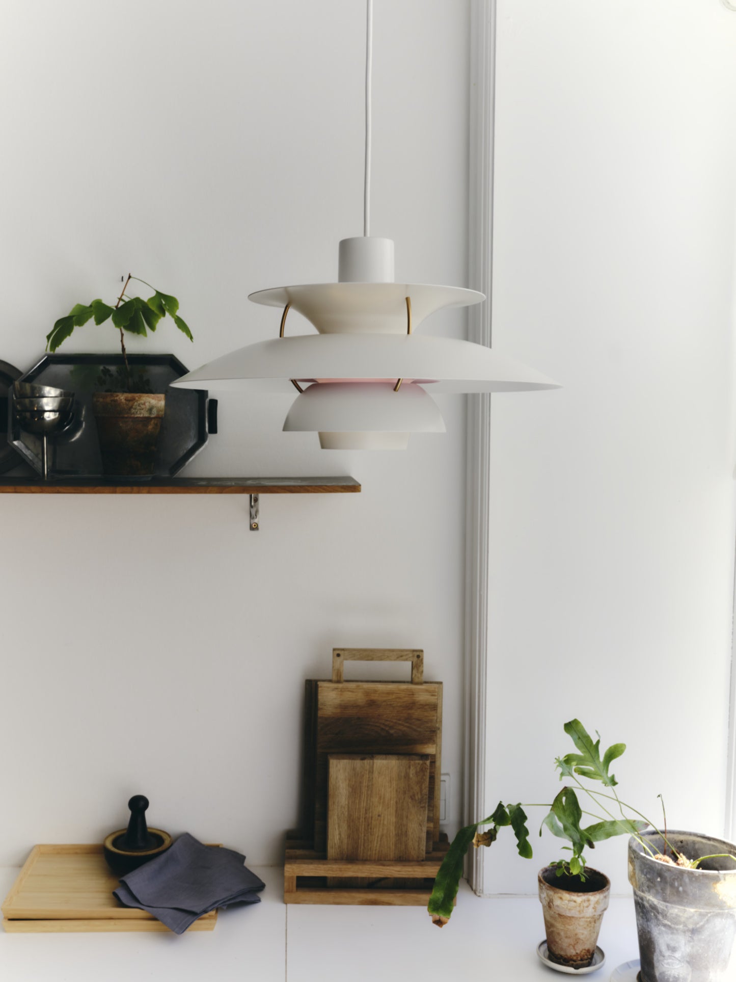 Louis Poulsen PH 5 Pendel - Moderne Hvid