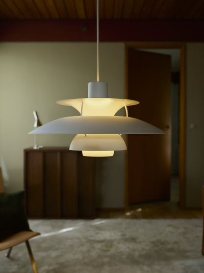 Louis Poulsen PH 5 Pendel - Monokrom Hvid