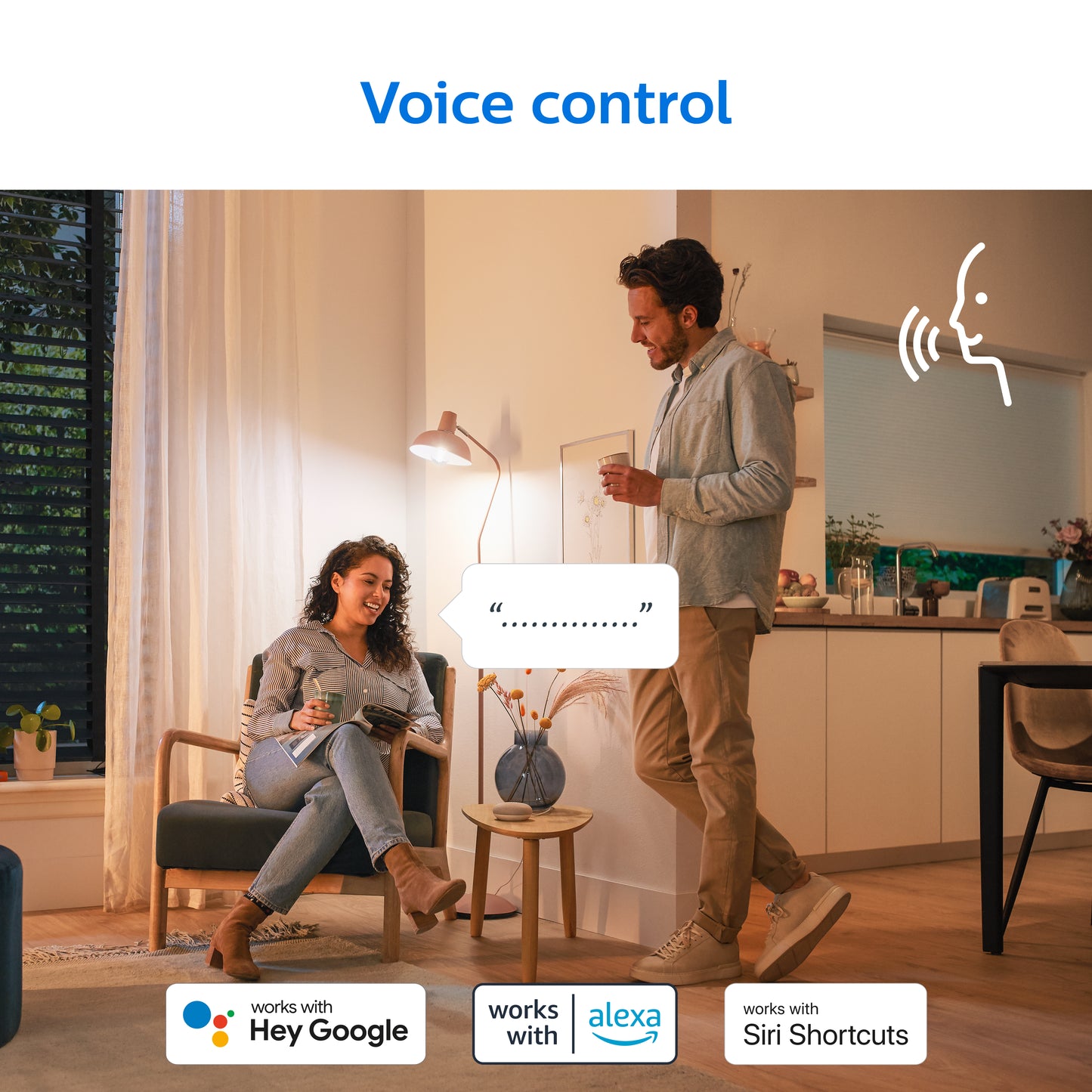Philips Smart fuld farve kerte LED pære E14 40W x2