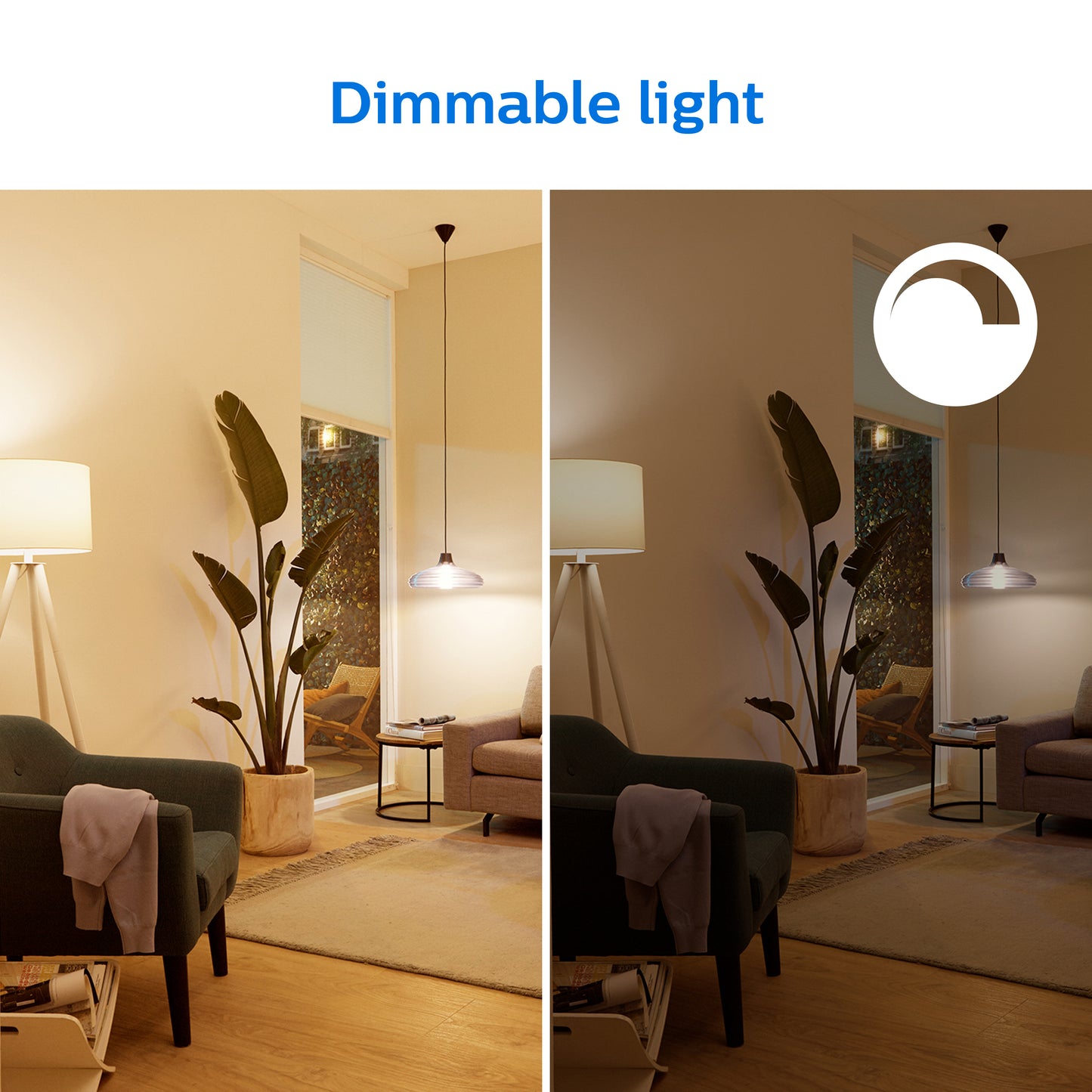 Philips Smart fuld farve kerte LED pære E14 40W x2