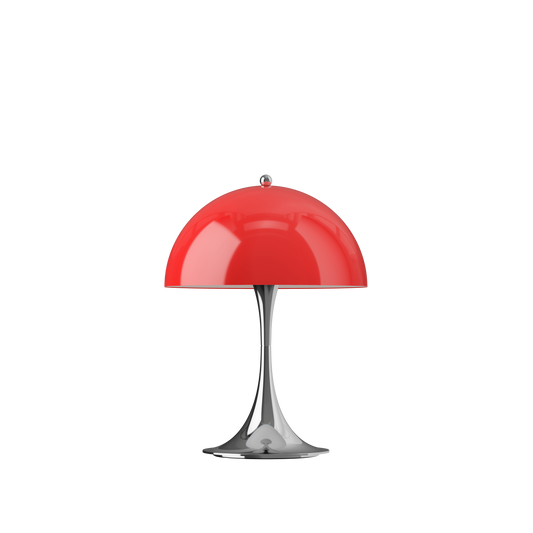 Louis Poulsen Panthella 250 Portable Lampe Original Opal rød