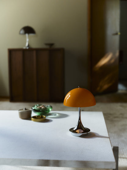 Louis Poulsen Panthella 160 Portable Lampe Original Opal Orange