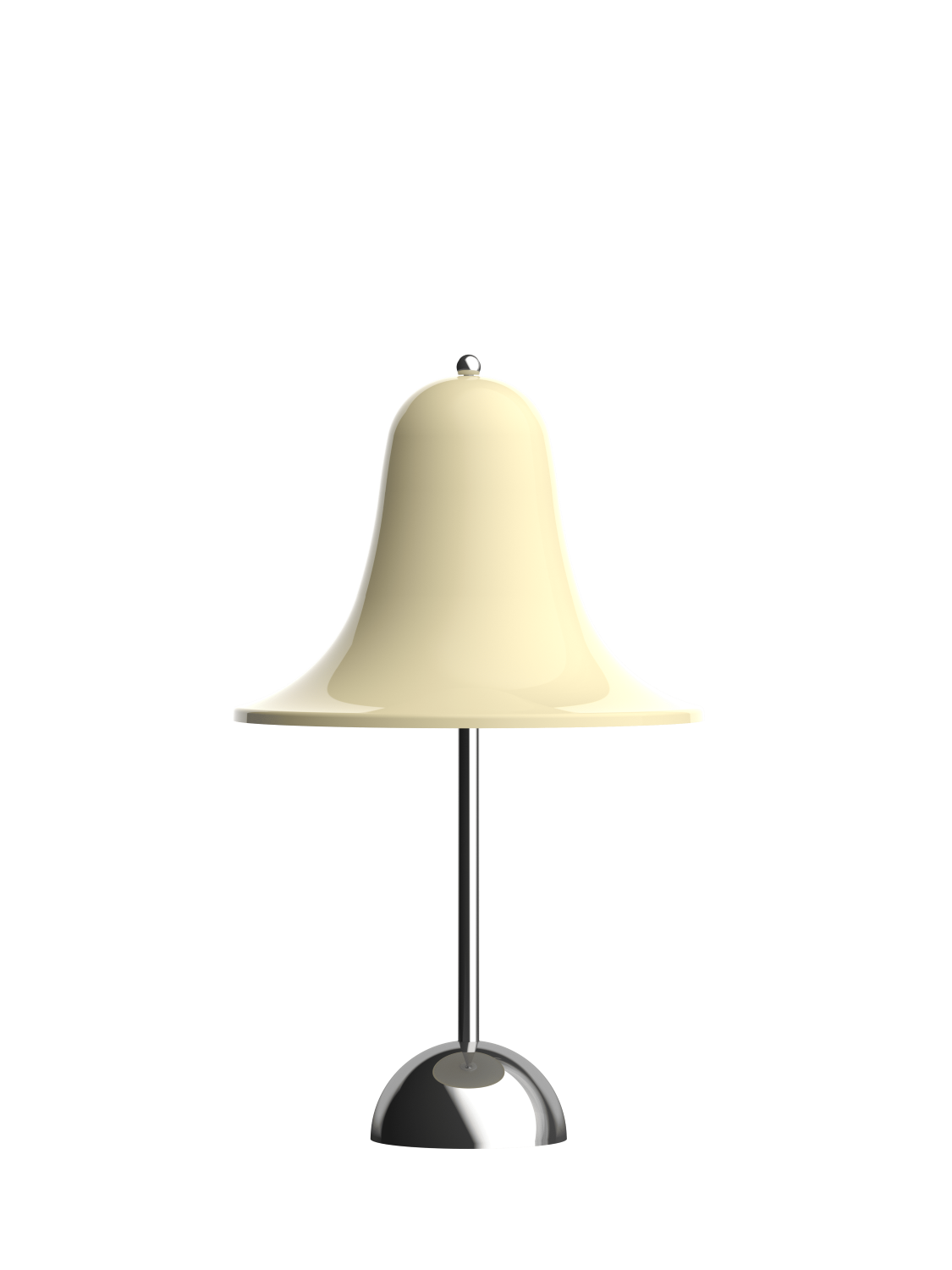 Verpan Pantop Genopladelig Bordlampe - Creme Hvid