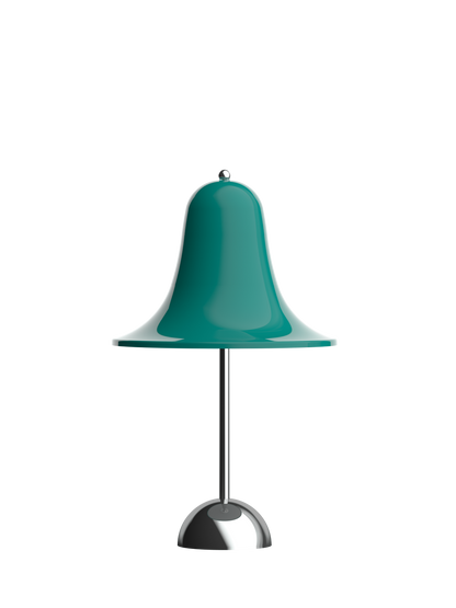Verpan Pantop Genopladelig Bordlampe - Mørk Turkis