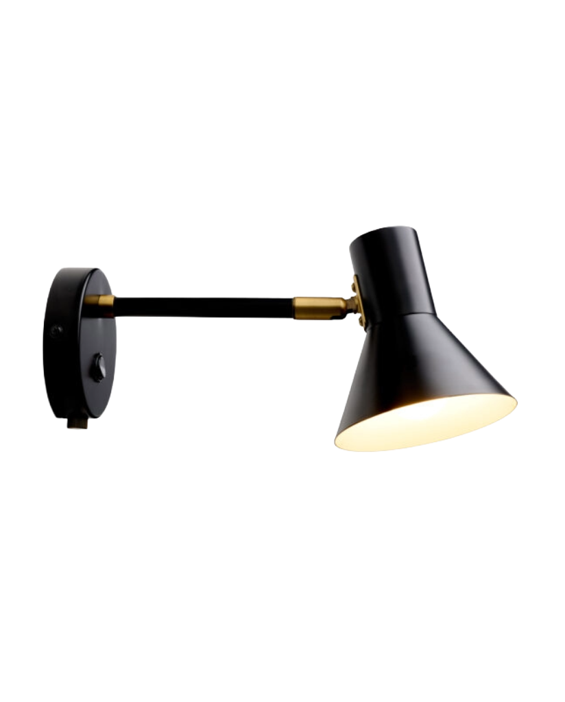 Halo Design Style Væglampe - Sort Antik