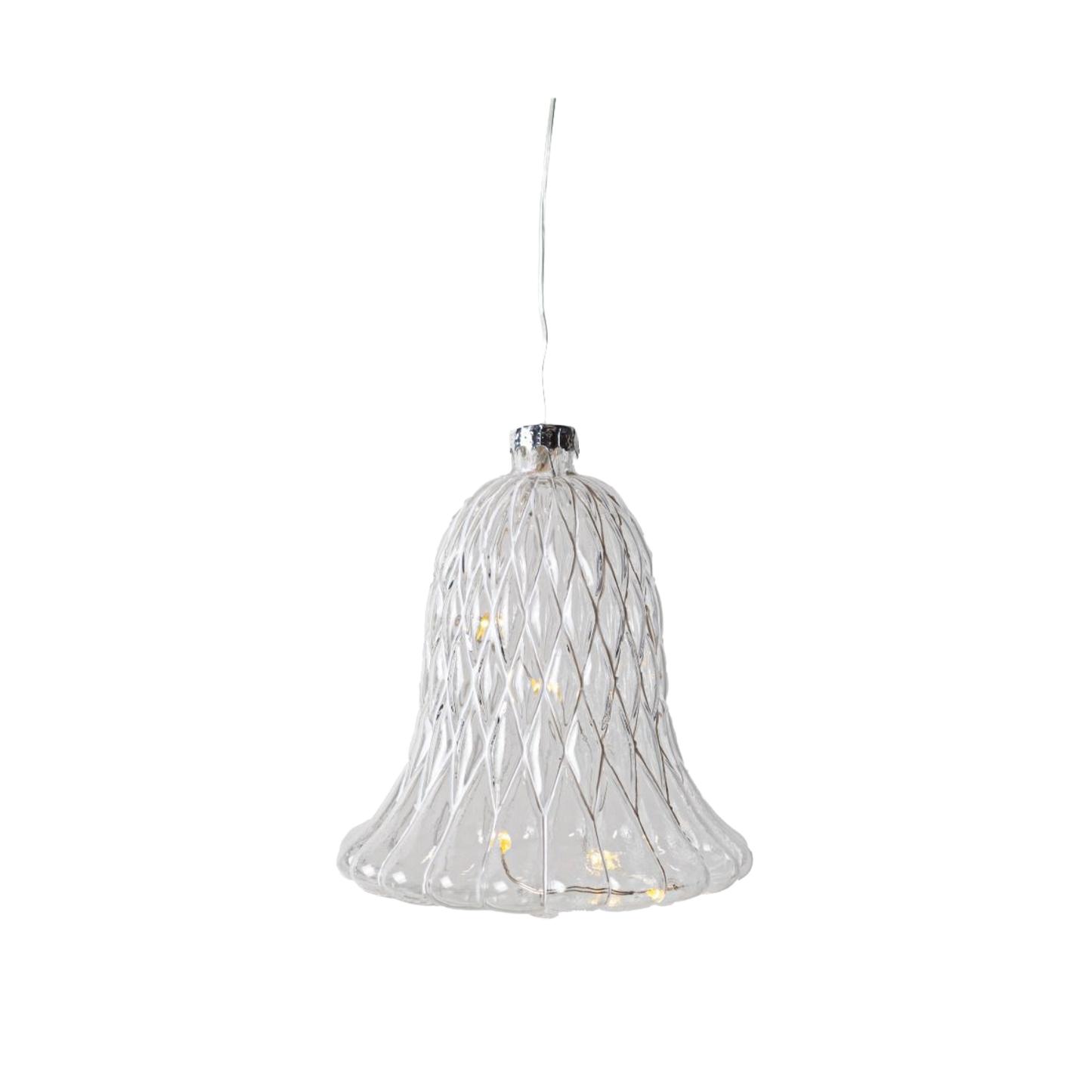 Sirius - Luna Klokke - H7,5cm - Klar/Hvid