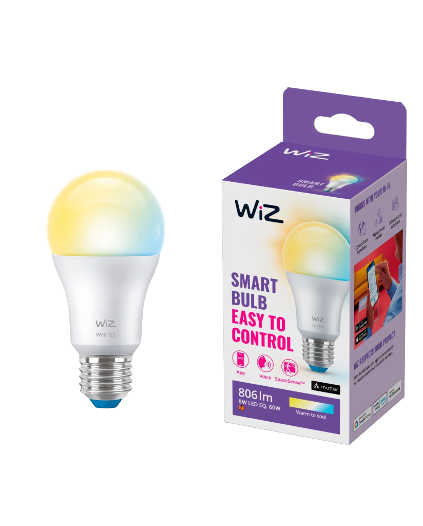 Wiz Tunable mat glas - E72 60W