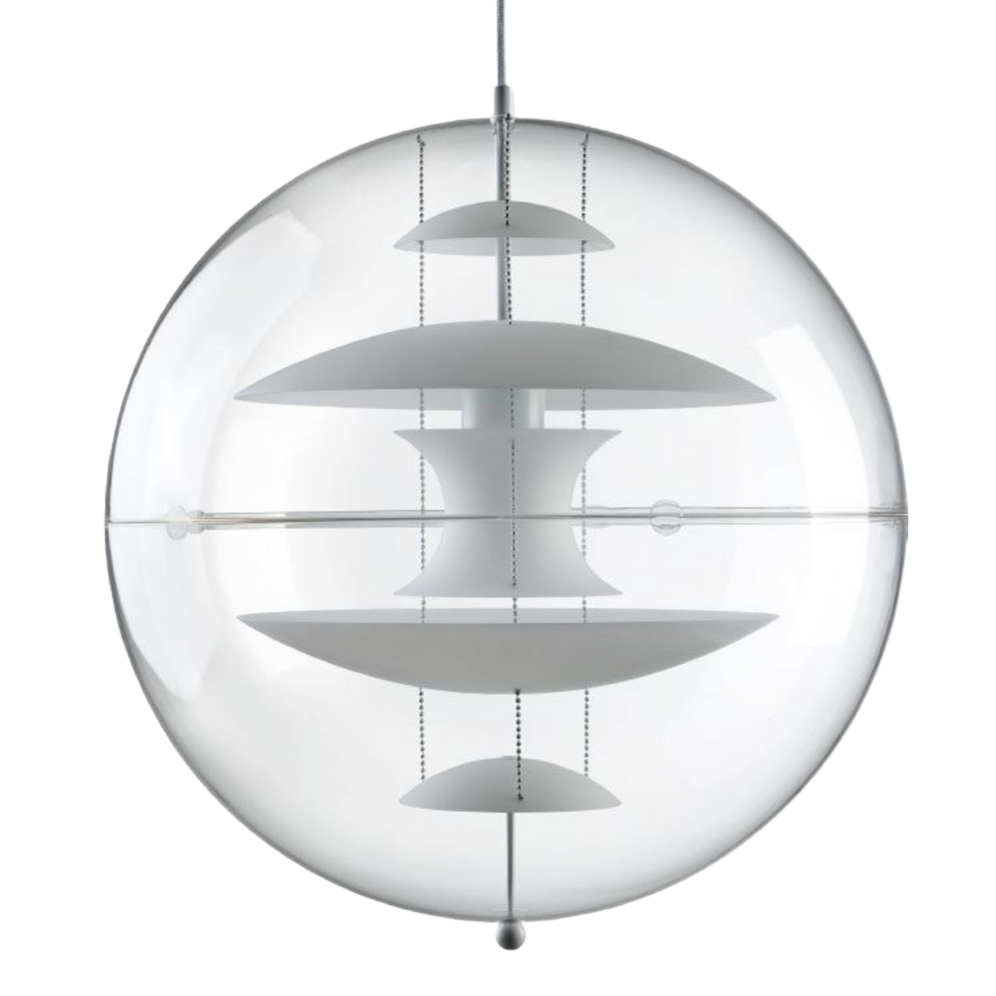 Verpan - VP Globe Pendant Klar/Glas innerskärm Ø50 cm