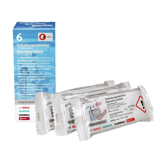 Afkalkningstabs Bosch/Siemens