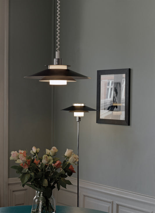 Halo Design Rivoli Pendel Ø40 - Sort/Kobber