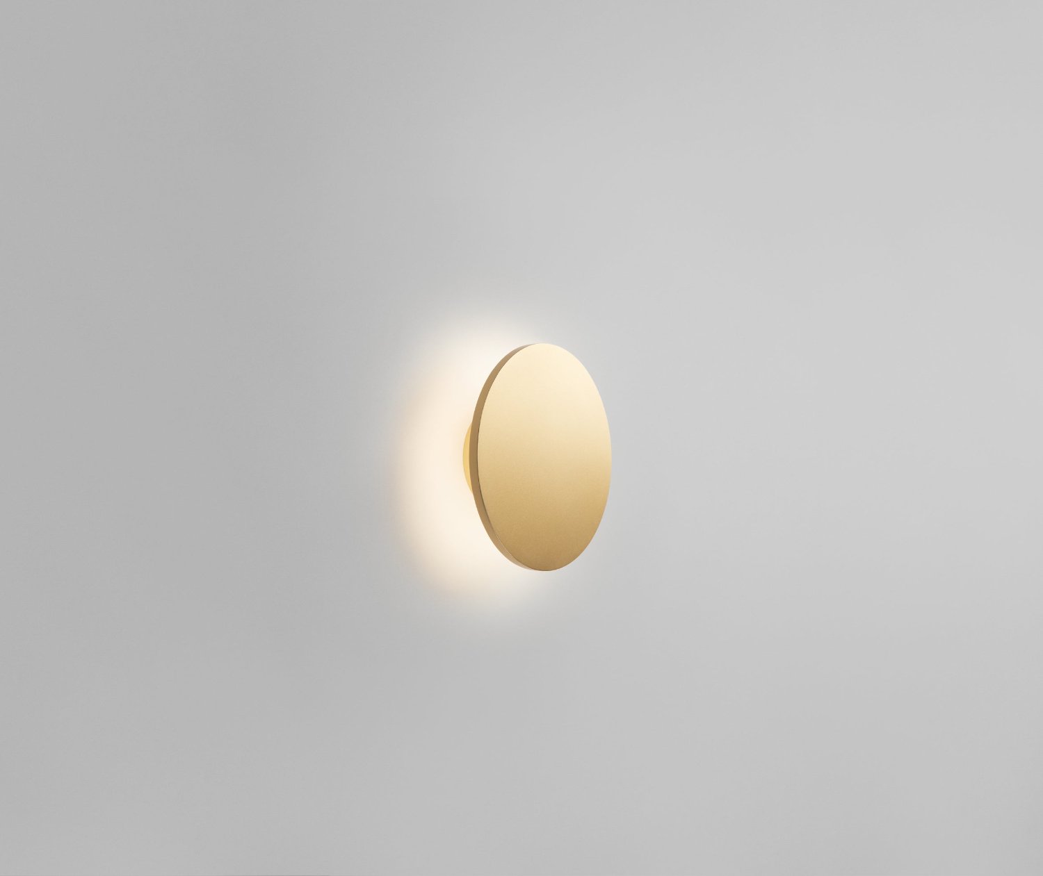 Guld væglampe light point