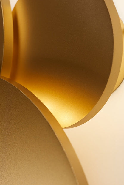 Guld væglampe light point soho