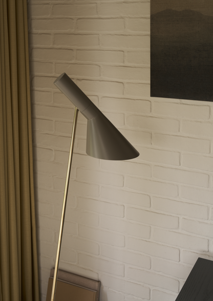Louis Poulsen AJ Gulvlampe Brass/Warm Grey