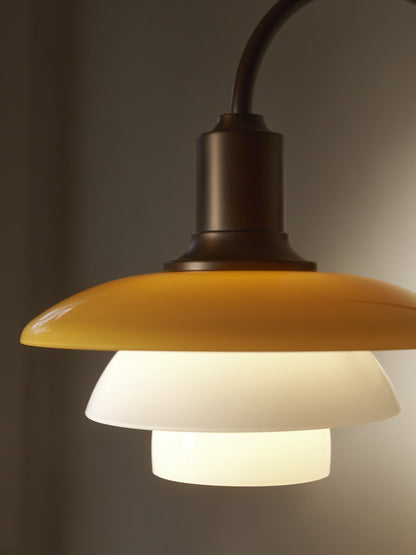 Louis Poulsen PH 2/2 Væglampe Centenary Edition Amber/Opal White