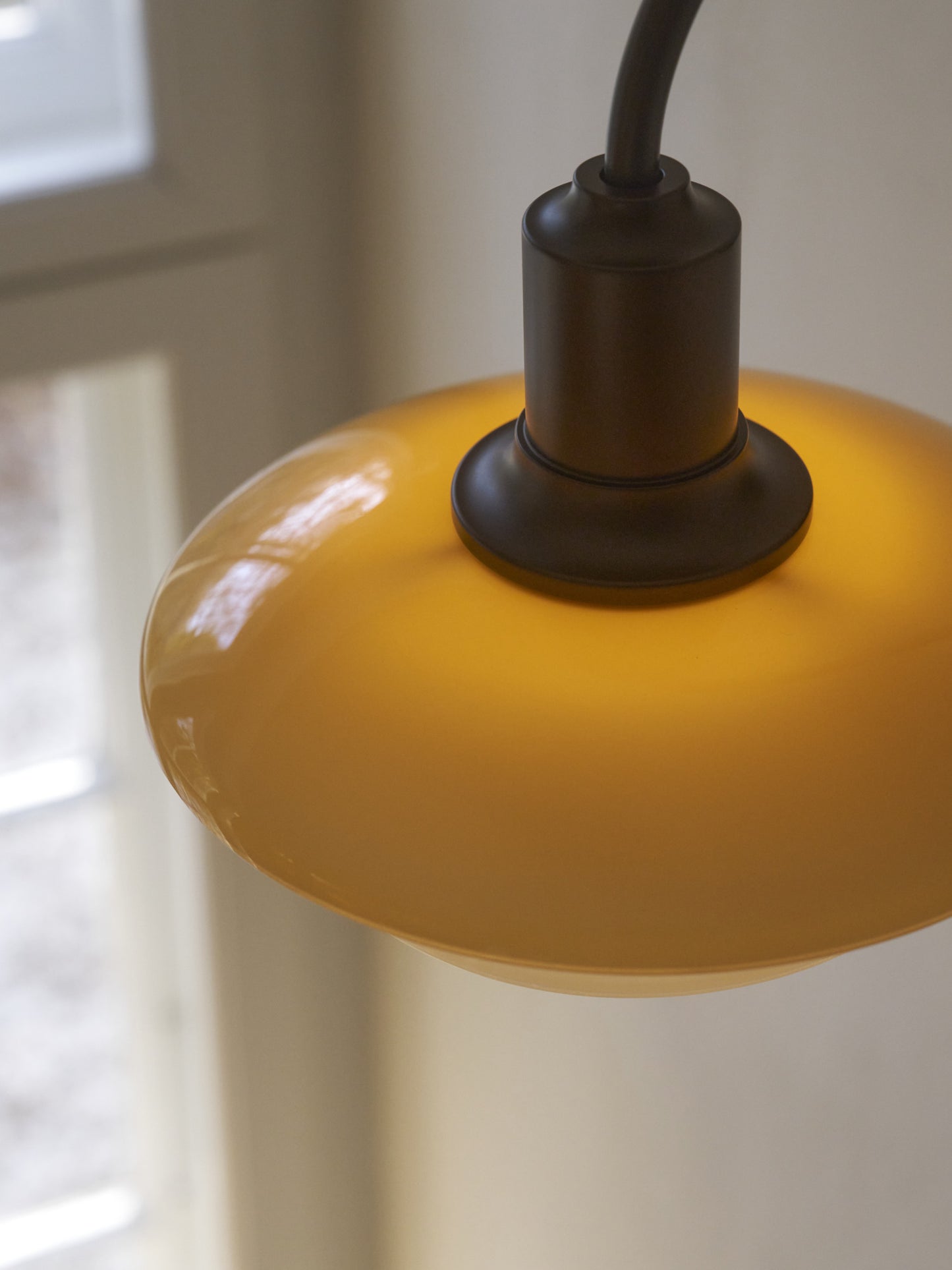 Louis Poulsen PH 2/2 Væglampe Centenary Edition Amber/Opal White