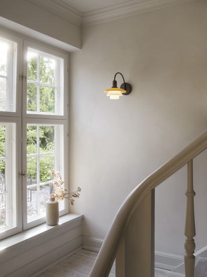 Louis Poulsen PH 2/2 Væglampe Centenary Edition Amber/Opal White