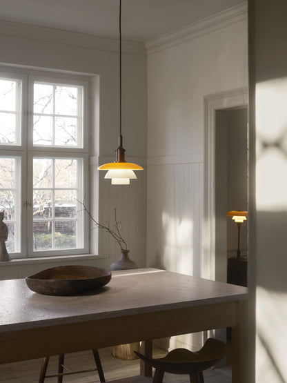 Louis Poulsen PH 3/3 Pendel Centenary Edition Amber/Opal White